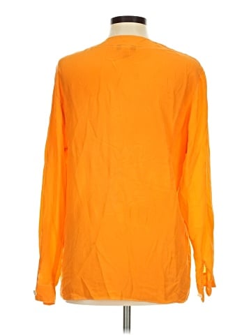 Clothes (real) Saks Fifth Avenue Long Sleeve Silk Top (view 2)