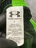 Under Armour 100% Polyester Color Block Green Board Shorts Size 5 - photo 3