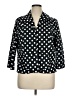 Christopher & Banks Polka Dots Black Blazer Size XL - photo 1