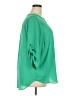 Chaus 100% Polyester Green 3/4 Sleeve Blouse Size 2X - photo 4