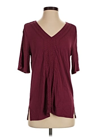 Adrianna Papell Short Sleeve Blouse (view 1)