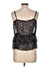 Aeropostale 100% Polyester Black Sleeveless Blouse Size L - photo 2