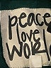 Peace Love World Green Pullover Hoodie Size M - photo 7