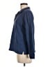 L.L.Bean 100% Pima Cotton Blue Long Sleeve Blouse Size M - photo 5