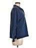 L.L.Bean 100% Pima Cotton Blue Long Sleeve Blouse Size M - photo 4