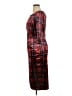 Unique Vintage Plaid Red Cocktail Dress Size 1X - photo 5
