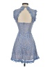 Francesca's 100% Polyester Blue Cocktail Dress Size XS - photo 2
