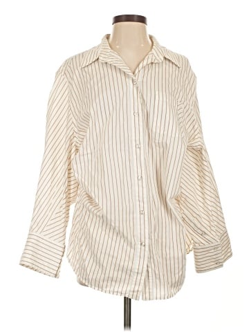Free People 3/4 Sleeve Button-Down Shirt (view 1)