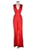 BCBGMAXAZRIA Solid Red Jumpsuit Size S - photo 1