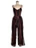 Monteau 100% Polyester Stripes Black Jumpsuit Size M - photo 1