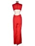BCBGMAXAZRIA Solid Red Jumpsuit Size S - photo 2