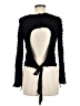 Zara Basic Black Long Sleeve T-Shirt Size M - photo 2