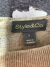 Style&Co Tan Turtleneck Sweater Size L - photo 7