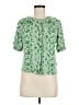 Boden Green Short Sleeve Blouse Size 8 - photo 1