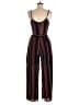 Monteau 100% Polyester Stripes Black Jumpsuit Size M - photo 2