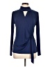 Cache Blue Long Sleeve Blouse Size L - photo 1