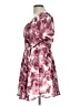 Francesca's 100% Polyester Floral Pink Cocktail Dress Size L - photo 5