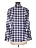 J.Crew 100% Cotton Checkered-gingham Blue Long Sleeve Button-Down Shirt Size 6 - photo 2