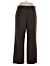 Le Suit 100% Polyester Brown Dress Pants Size 16 - photo 1