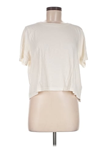Madewell Softfade Cotton Boxy-Crop Tee (view 1)