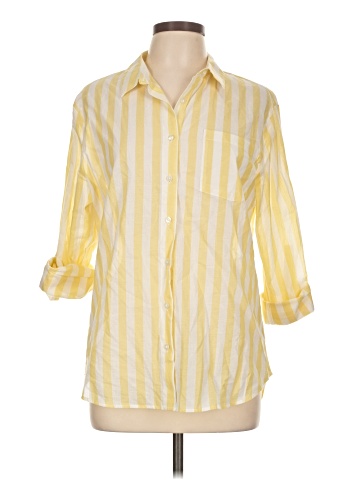Primark 3/4 Sleeve Button-Down Shirt (view 1)