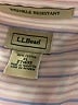 L.L.Bean 100% Cotton Stripes Pink Long Sleeve Button-Down Shirt Size XL - photo 7