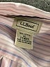 L.L.Bean 100% Cotton Stripes Pink Long Sleeve Button-Down Shirt Size XL - photo 8