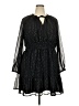 Old Navy Polka Dots Black Casual Dress Size XXL - photo 1