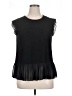 Love Scarlett Black Sleeveless Blouse Size XL - photo 1