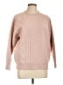 DemyLee Solid Pink Pullover Sweater Size L - photo 1