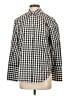 J.Crew 100% Cotton Checkered-gingham Black Long Sleeve Button-Down Shirt Size 2 - photo 1
