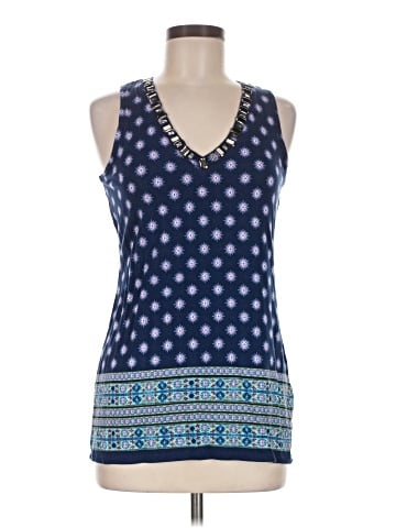 Rose + Olive Sleeveless Top (view 1)