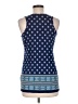 Rose + Olive Blue Sleeveless Top Size M - photo 2
