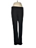 Ecru Solid Black Active Pants Size 6 - photo 1
