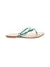 J.Crew Green Flip Flops Size 6 1/2 - photo 1