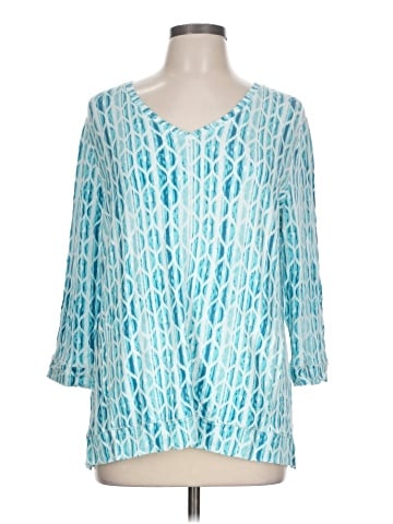 Weekends by Chico's 3/4 Sleeve Blouse (view 1)