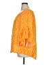 Cato 100% Rayon Orange 3/4 Sleeve Blouse Size XL - photo 5