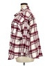 No Comment Plaid Burgundy Long Sleeve Blouse Size 3X - photo 5