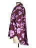 Bailey 44 100% Polyester Floral Purple Long Sleeve Blouse Size L - photo 5