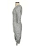 Express Solid Gray Casual Dress Size XS - photo 5