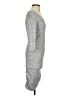 Express Solid Gray Casual Dress Size XS - photo 4