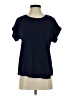 Attention Blue Short Sleeve Top Size S - photo 1