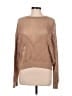 CALVIN KLEIN JEANS 100% Cotton Metallic Tan Pullover Sweater Size M - photo 1