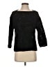 DKNY 100% Cotton Tweed Black Pullover Sweater Size S - photo 1