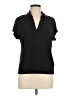 Lands' End Black Short Sleeve Blouse Size 6 - 8 - photo 1
