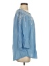 Terre Bleue 100% Rayon Blue 3/4 Sleeve Blouse Size S - photo 4