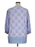 Ruby Rd. Blue 3/4 Sleeve Blouse Size 1X - photo 2