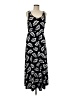 Talbots Print Black Casual Dress Size M - photo 1