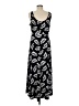 Talbots Print Black Casual Dress Size M - photo 2