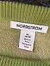 Nordstrom Checkered-gingham Green Pullover Sweater Size 14 - 16 - photo 3
